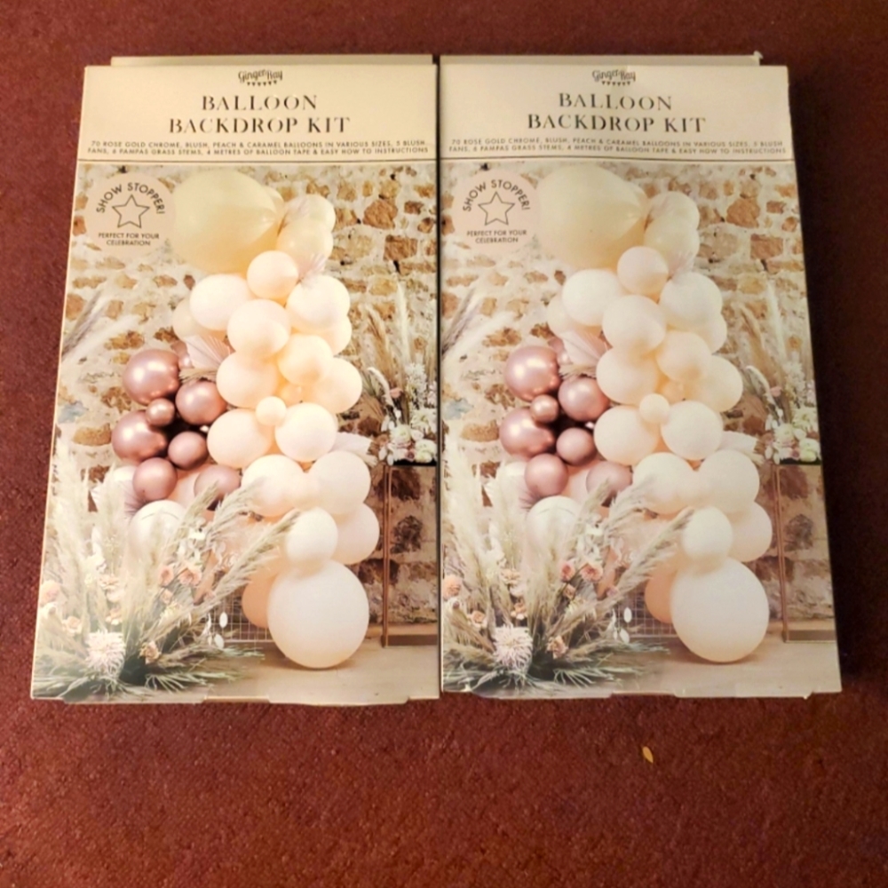 NEW Balloon Backdrop Kit x3